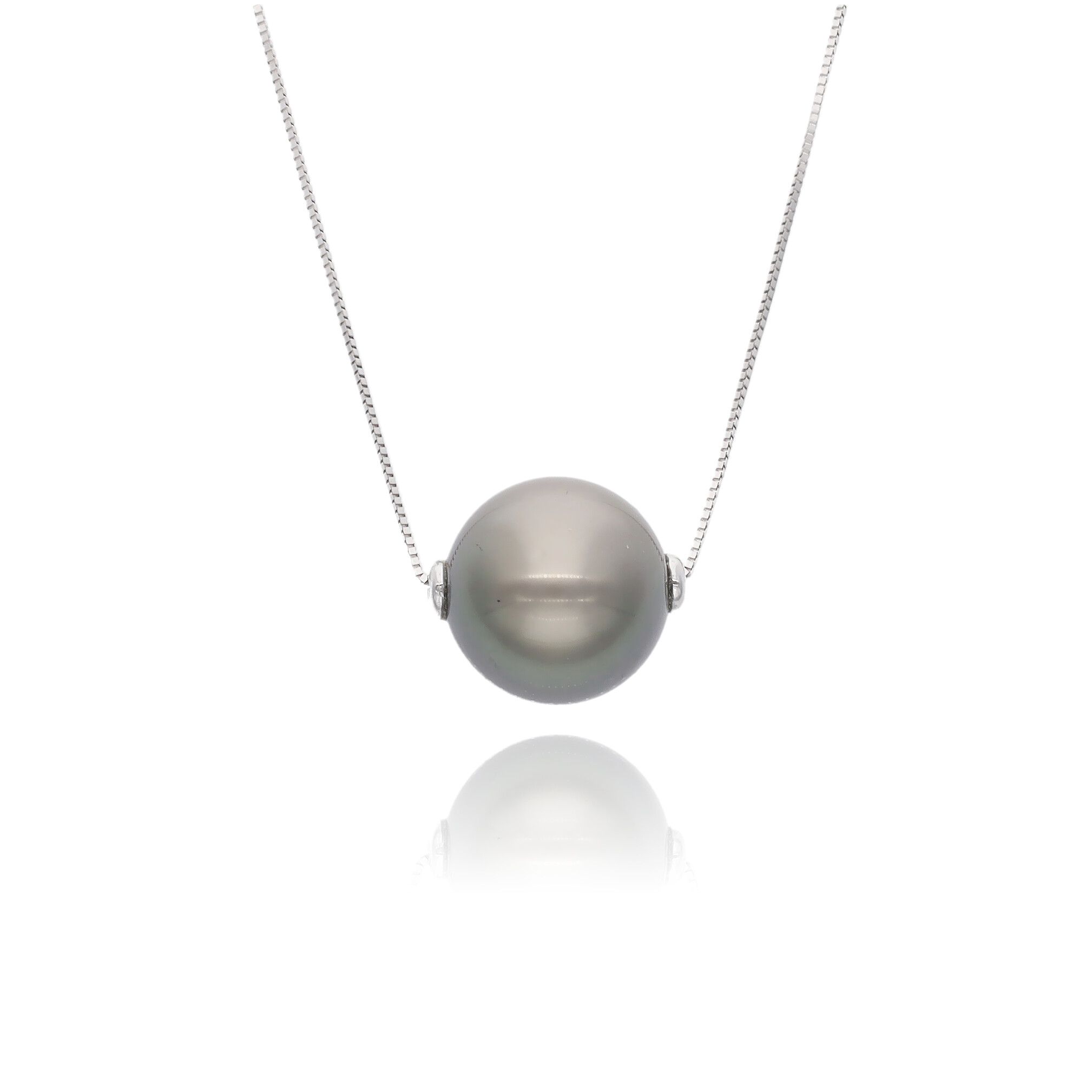 Naava Collana Con Pendente In Oro Bianco 9kt E Rubino Naturale – Gioiello Di Classe