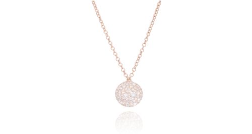 Pendente in Oro rosa con Diamanti